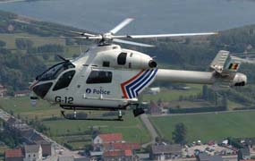 Politiehelikopters vlogen 2.065 vlieguren in 2009