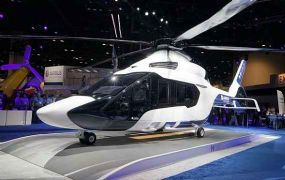 Airbus tovert de X4 om in de Airbus Helicopter H160 op Heli-Expo