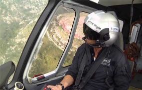 Felix Baumgartner bij Airbus Helicopter in Marignane