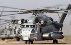 Zwaarste US Helikopter doet aan heavy lifting