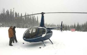 Robinson R66 mag nu in de sneeuw vliegen