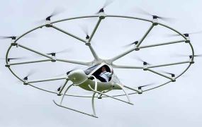 Eerste bemande vlucht van de Volocopter VC200 Eerste bemande vlucht van de Volocopter VC200