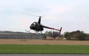 Autorotatie met Robinson R22 aan 0 kts airspeed