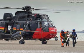 Communicatie-oefening bij reddingen - Seaking present