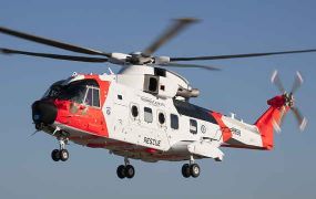 FLASH: Net geleverde Noorse SAR AW101 crasht bij grondtest