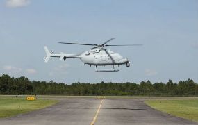 Northtrop start vliegtesten van de Marine MQ8C onbemande helikopter 