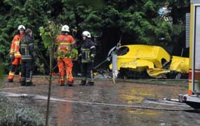 Twee doden bij helikoptercrash in Soumagne - Colibri OO-HCI