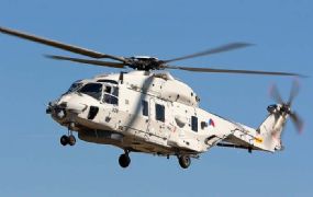 NH-90 helikopters krijgen aandacht van Vice-Marine-Admiraal Rob Kramer 