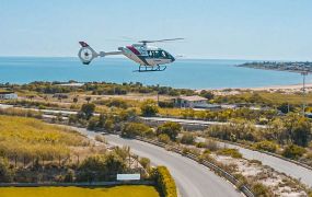 Derde prototype van de Kopter SH09 werkt 34 testvluchten af op Sicilie