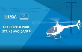 Robinson R44 in aanvaring met laaghangende kabels...