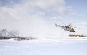 Helikopters maken white outs op Gilze-Rijen