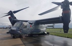 Kort nieuws: Osprey V-22 - Bell en SAF - Helikopter met vaccins crasht 