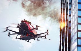 EHang krijgt technische goedkeuring voor de EH216FS als brandbestrijdingsdrone