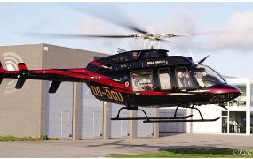 Nieuwe Bell 407 GXi met registratie OO-DOU mag vliegen
