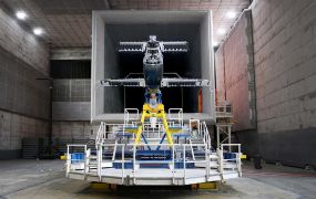 Lilium test haar eVTOL in DNW windtunnel in Markenesse (NL)