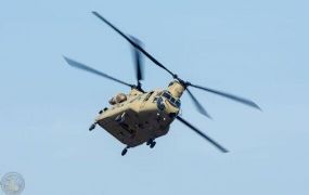 Nieuwe Chinook verliest deur tijdens testvlucht boven Ossendrecht (update)