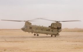 Drie NL Chinooks in Irak klaar voor NAVO-missies Drie NL Chinooks in Irak klaar voor NAVO-missies