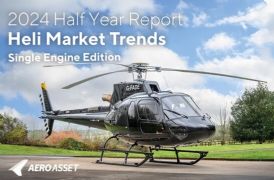 Verkoop tweedehands monoturbine helis in de eerste helft 2024 in positieve doen