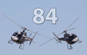 FLASH: Op 30/10 detecteerden we 84 Benelux heli's in het luchtruim 