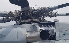 Energie genereren uit helikopter uitlaatgassen