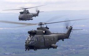 Britse Puma vliegen na 54 jaar hun laatste flypast...