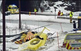 FLASH: Noorse EMS Eurocopter EC135 crasht - piloot en medic overleden