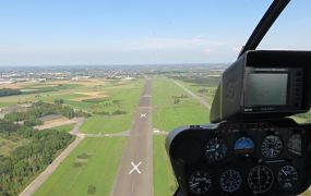 Prachtig weer en een leuke helikoptervlucht 