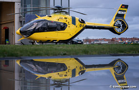 Nieuwe Airbus H135 bij HSB Belgium aangekomen