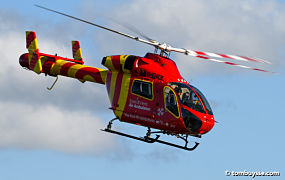 Een knappe MD900 op EBKT Kortrijk-Wevelgem  